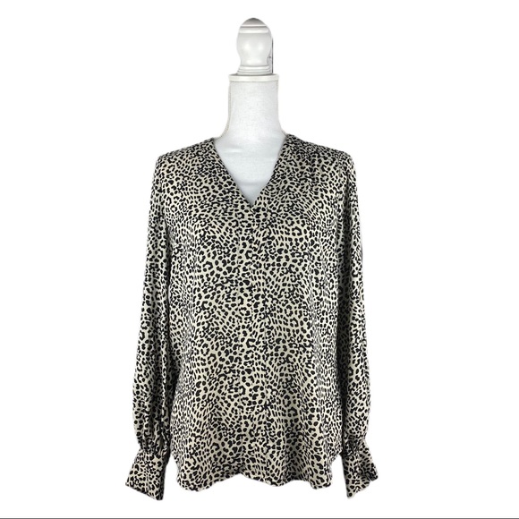 Express Tops - Express Cheetah Print Blouse